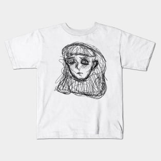 Sad Face Kids T-Shirt